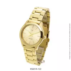 Reloj Kosiuko Dama de Acero Dorado KS821A