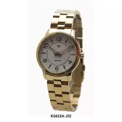 Reloj Kosiuko Dama de Acero Dorado KS822A