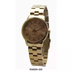 Reloj Kosiuko Dama de Acero Dorado KS822A