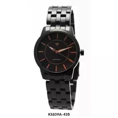 Reloj Kosiuko Dama de Acero Negro KS839