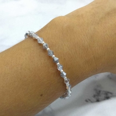 Pulsera PU2-063 Plata 925 Y Cristal 1x1 Consular Stock Varios Colores Disponibles - comprar online