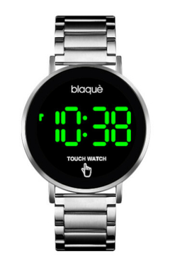 Reloj Blaquè BQ233PN malla de metal Plateado pantalla Touch Led