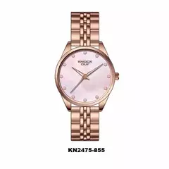 Reloj Knock Out KN2475-855 malla de metal Rose para mujer