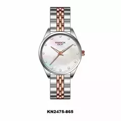 Reloj Knock Out KN2475-865 malla de metal combinado para mujer