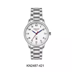 Reloj Knock Out KN2487-421 malla de metal con calendario para mujer