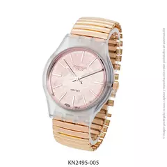 Reloj Knock Out KN2495-005 malla elastizable para dama rosè 42MM