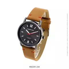 Reloj Knock Out KN2591-234 malla de cuero para dama marrón