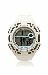 Reloj Pro Space DH-SHOCK15-7A Para Hombre Digital Caucho Sumergible blanco - comprar online