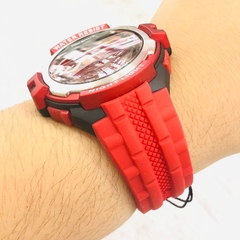 Reloj Pro Space PSH0099-DIR-4H PRO-010 Para Hombre Digital Caucho Sumergible Rojo - JOYAS Y RELOJES BRAINE MAYORISTA