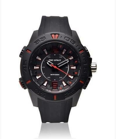 Reloj Pro Space PSH0072-ANR-4C PRO-032 Para Hombre Analogico Caucho Negro Sumergible en internet