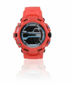 Reloj Pro Space PSH0090-DIR-4H PRO-049 Para Hombre Digital Caucho Sumergible Rojo en internet