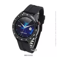 Reloj Smartwatch Knock Out KN5110 malla de silicona negro para caballero