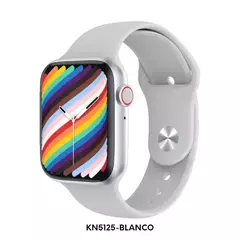 Reloj Smartwatch Knock Out KN5125 malla de silicona blanco para dama