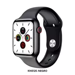 Reloj Smartwatch Knock Out KN5125 malla de silicona negro para dama