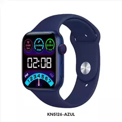 Reloj Smartwatch Knock Out KN5126 malla de silicona azul unisex