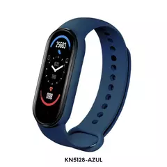 Reloj Smartwatch Knock Out KN5128 malla de silicona azul unisex