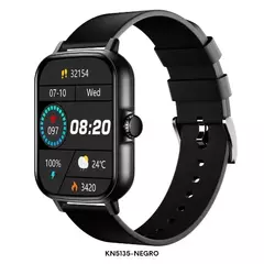 Reloj Smartwatch Knock Out KN5135 malla de silicona negro unisex