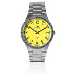 RELOJ STONE ST1035YG CABALLERO METAL PLATEADO en internet