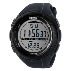 RELOJ STONE ST1151GN Caucho Digital