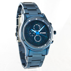 Reloj Stone ST1051AA malla de Metal azul para Caballero - comprar online