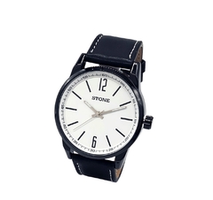 Reloj Stone ST1144NB Malla De Cuero Para Hombre