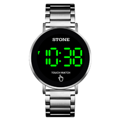 Reloj Stone ST1152PN Plateado Pantalla Led