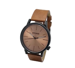 Reloj Stone ST1174MC Malla De Cuero marron Para Hombre