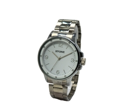 Reloj Stone ST1176B malla de metal Plateado para caballero