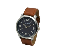 Reloj Stone ST1183MA Malla De Cuero marron Para Hombre