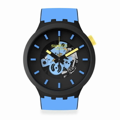 Reloj Swatch Big Bold Bioceramic SB03B108 TRAVEL BY DAY Unisex de silicona - comprar online