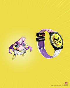 Reloj Swatch GZ358 Majin Buu Dragon Ball Z X Swatch unisex malla de silicona