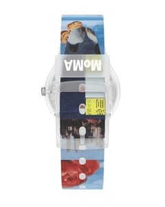 Reloj Swatch Gz351 Moma New York By Tadanori Yokoo para Mujer malla de Silicona - tienda online