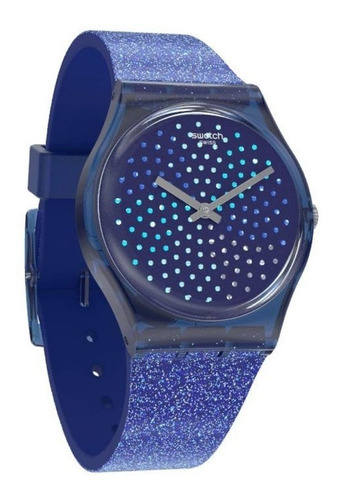Reloj Swatch Mujer Monthly Drops Skingoldenblink Syxs133m