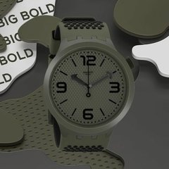 Imagen de Reloj Swatch SO27M100 BBBUBBLES Big Bold Bioceramic Unisex malla de silicona