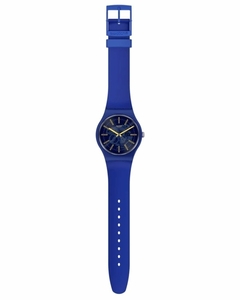 Reloj Swatch SO29N101 Sunbrush Sky para dama malla de silicona - comprar online