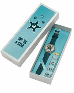 Reloj Swatch SO29Z119 STAR DAD para caballero malla de silicona - tienda online