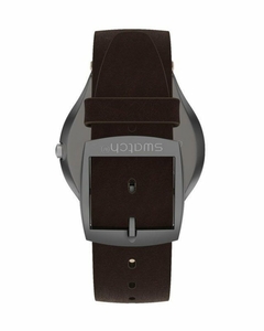 Reloj Swatch SS07M100 Time To Trovalize para cabalero malla de cuero - tienda online