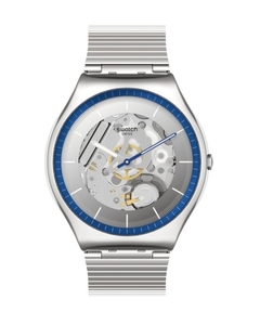 Reloj Swatch SS07S116GG Ringing In Blue Monthly Drops malla de acero para caballero - comprar online