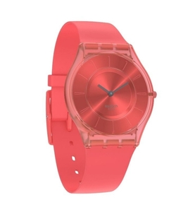 Imagen de Reloj Swatch SS08R100 SWEET CORAL Monthly Drops para Mujer malla de silicona