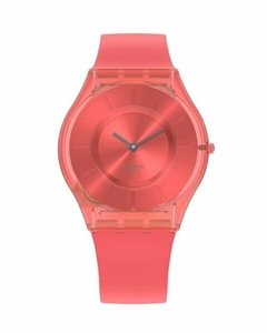 Reloj Swatch SS08R100 SWEET CORAL Monthly Drops para Mujer malla de silicona - JOYAS Y RELOJES BRAINE MAYORISTA