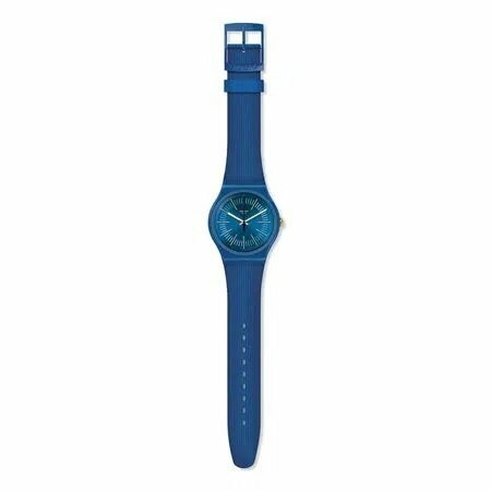  Swatch - Reloj Mujer YCS589G, Azul, Pulsera : Ropa