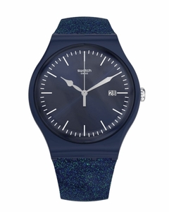 Reloj Swatch SUON401 GLITTERSPACE mujer malla de silicona con calendario