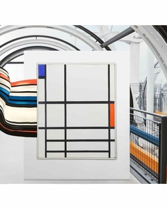 Reloj Swatch SUOZ344 Red, Blue And White, By Piet Mondrian X Centre Pompidou para dama malla de silicona en internet