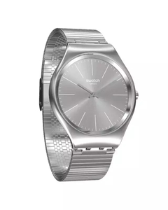 Reloj Swatch SYXS123GG Skinsteel unisex malla de acero plateado en internet