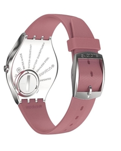 Reloj Swatch SYXS135 ROSE MOIRE para dama malla de silicona - tienda online