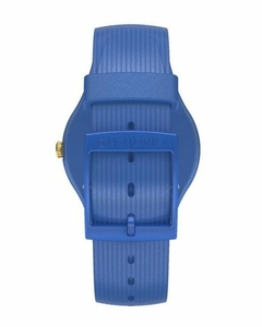 Reloj Swatch Suon143 Cyderalblue Unisex New Gent malla de silicona