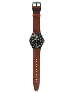 Imagen de Reloj Swatch YWB402C SPECIAL UNIT malla de cuero para caballero con calendario