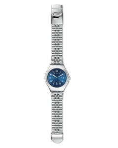 Reloj Swatch YWS436GC Bluora Restyled malla de acero para caballero con calendario - JOYAS Y RELOJES BRAINE MAYORISTA