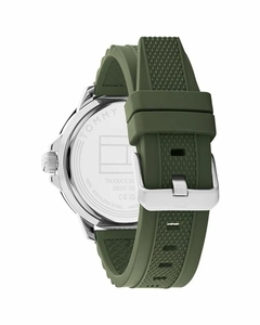 Reloj Tommy Hilfiger 1792021 para Hombre malla de silicona verde - JOYAS Y RELOJES BRAINE MAYORISTA