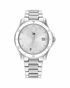 Reloj Tommy Hilfiger Brooke TH1782512 Para Dama malla de acero plateado con calendario - comprar online